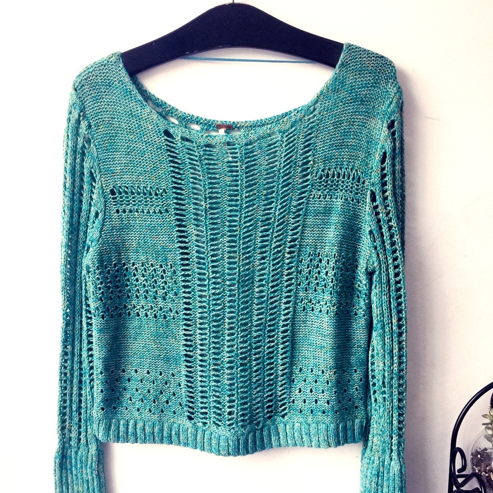 Free People Boho Knit Sweater